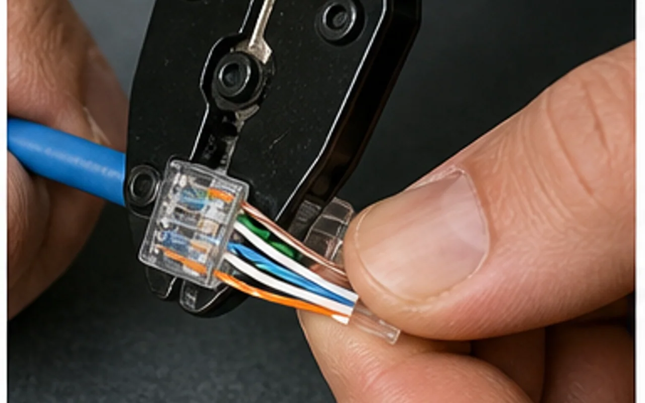Security camera installation